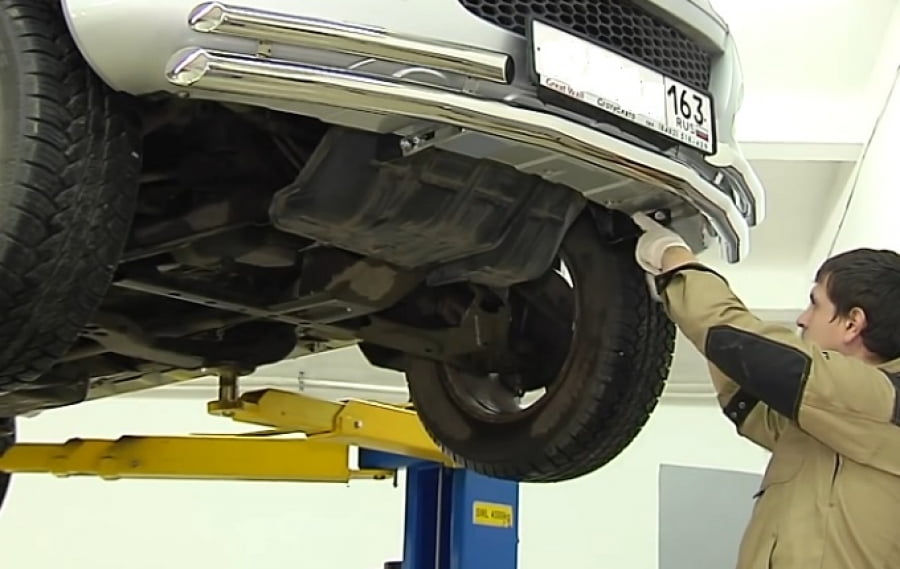 Защита переднего бампера на ВАЗ 2110 своими руками